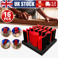 16Pcs Sanding Block Kit Contoured Profile Sanding Pad Tools Set Multiple Shapes