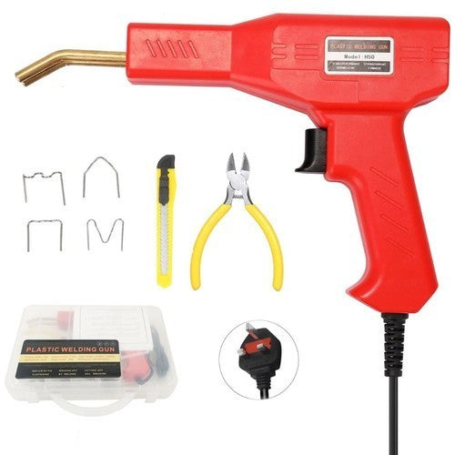 Hot Stapler Plastic Welder Gun Car Bumper Fender Repair Welding Kit with Staples