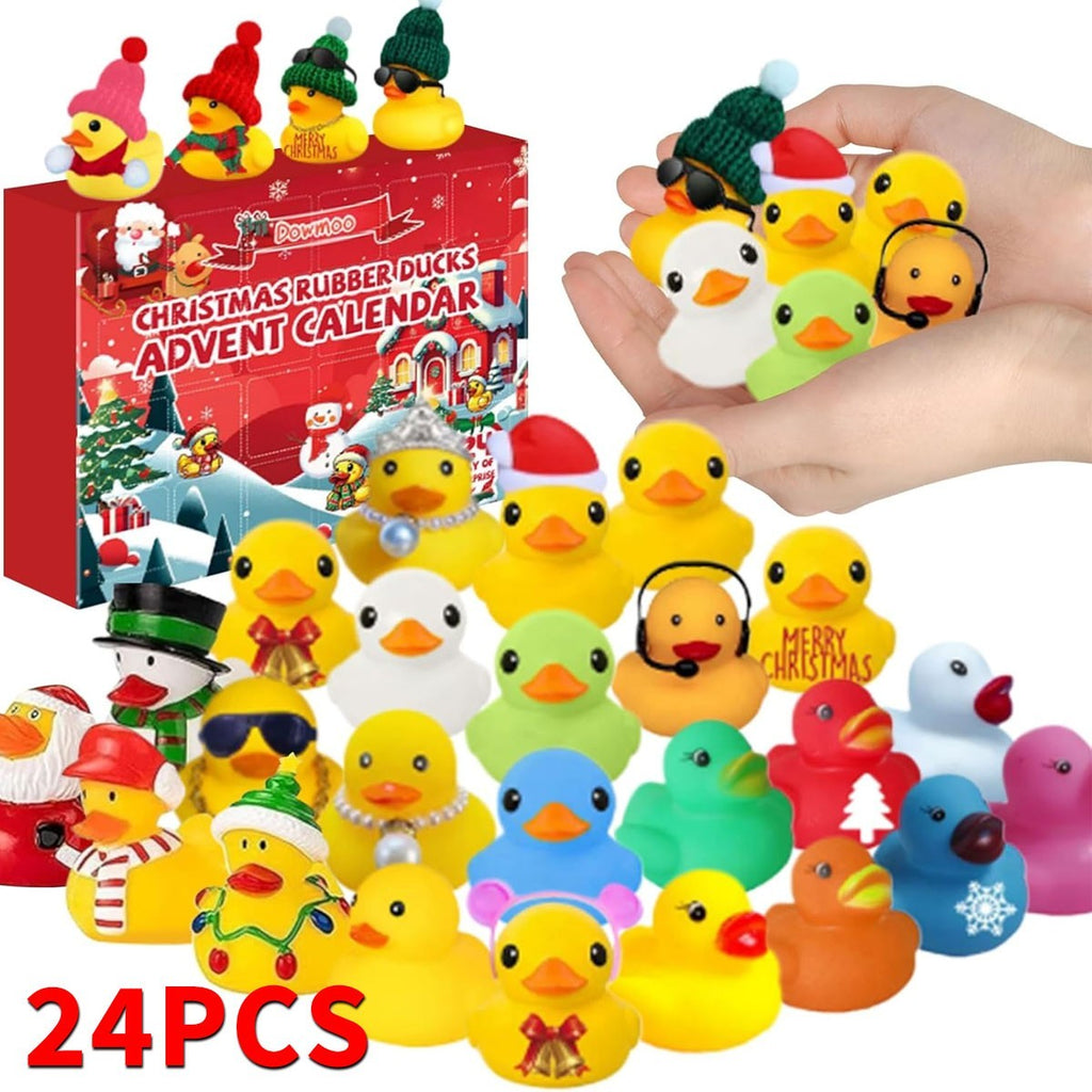 Rubber Duck Advent Calendars 2026-24 Days Christmas Countdown Calendar Xmas Gift