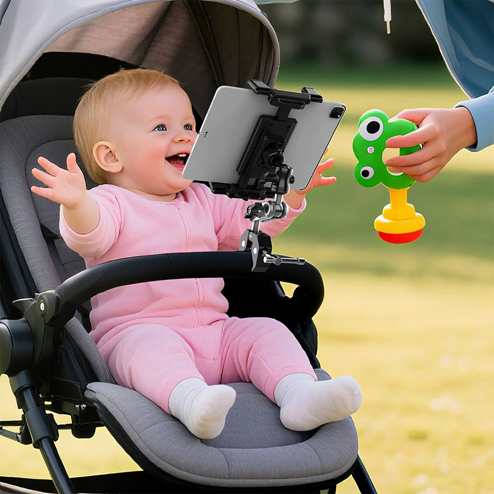 IPad Holder for Exercise Bike Tablet Mount Clamp Bracket Adjustable Phone Holder