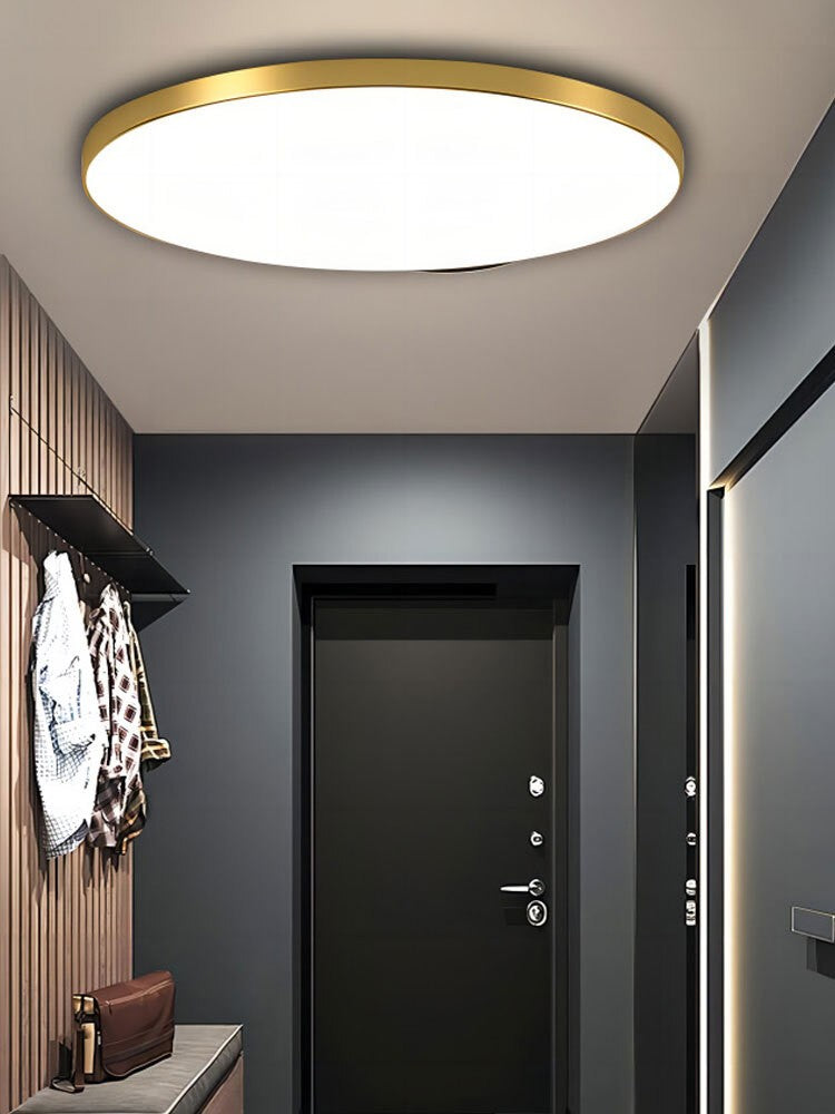 Lights Bathroom Kitchen Living Room Lamp Thin LED Ceiling Light Round Panel Down