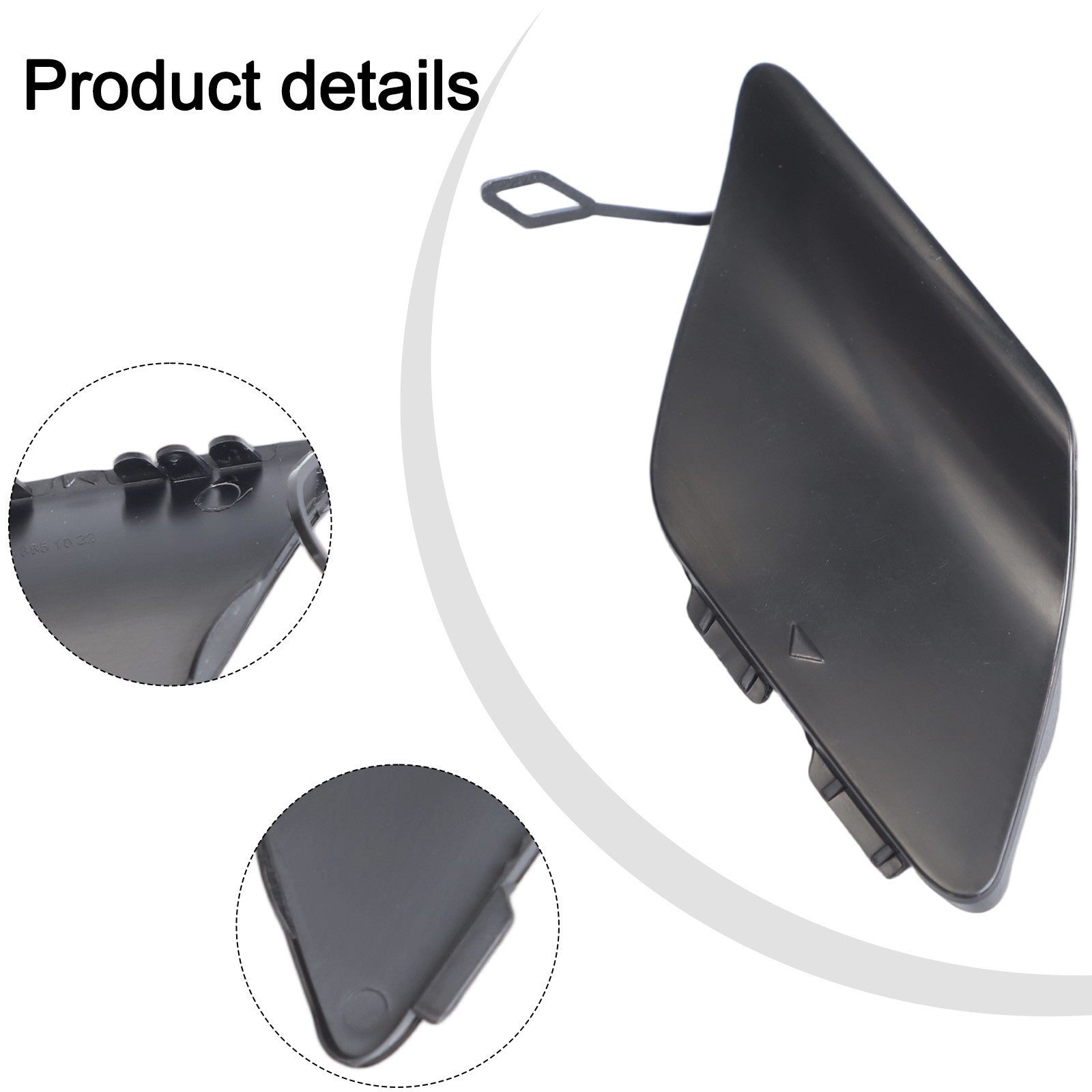 For Benz A Class For W176 Unpainted Tow Hook Cover Cap 2012 2018 Replacement