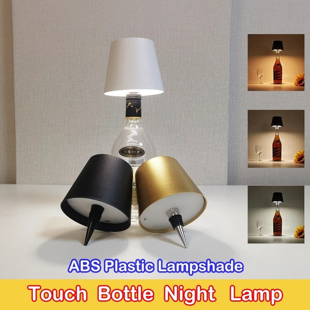 Wireless Bottle Lamp LED Wine Bottle Light 3 Light color for Restaurant & Bar UK