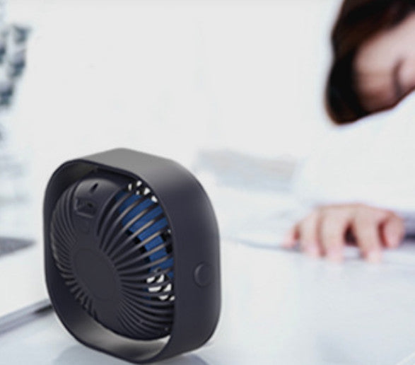 Portable Mini Desk Fan with Anti-Slip Silicone Base