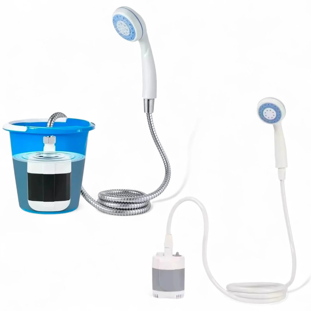 Portable Camping Shower Rechargeable Electric Shower Pump For Garden Outdoor USB