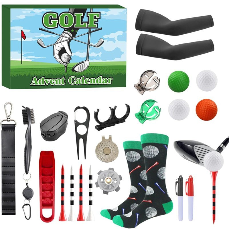 Golf Advent Calendar 2025, 24 Days Christmas Countdown Calendar with Golf Balls~