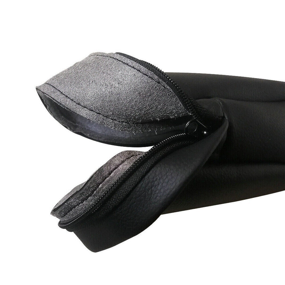 2Pcs/Set Black Leather Car Front Seat Armrest Cover For 2007-2009 Honda CR-V CRV