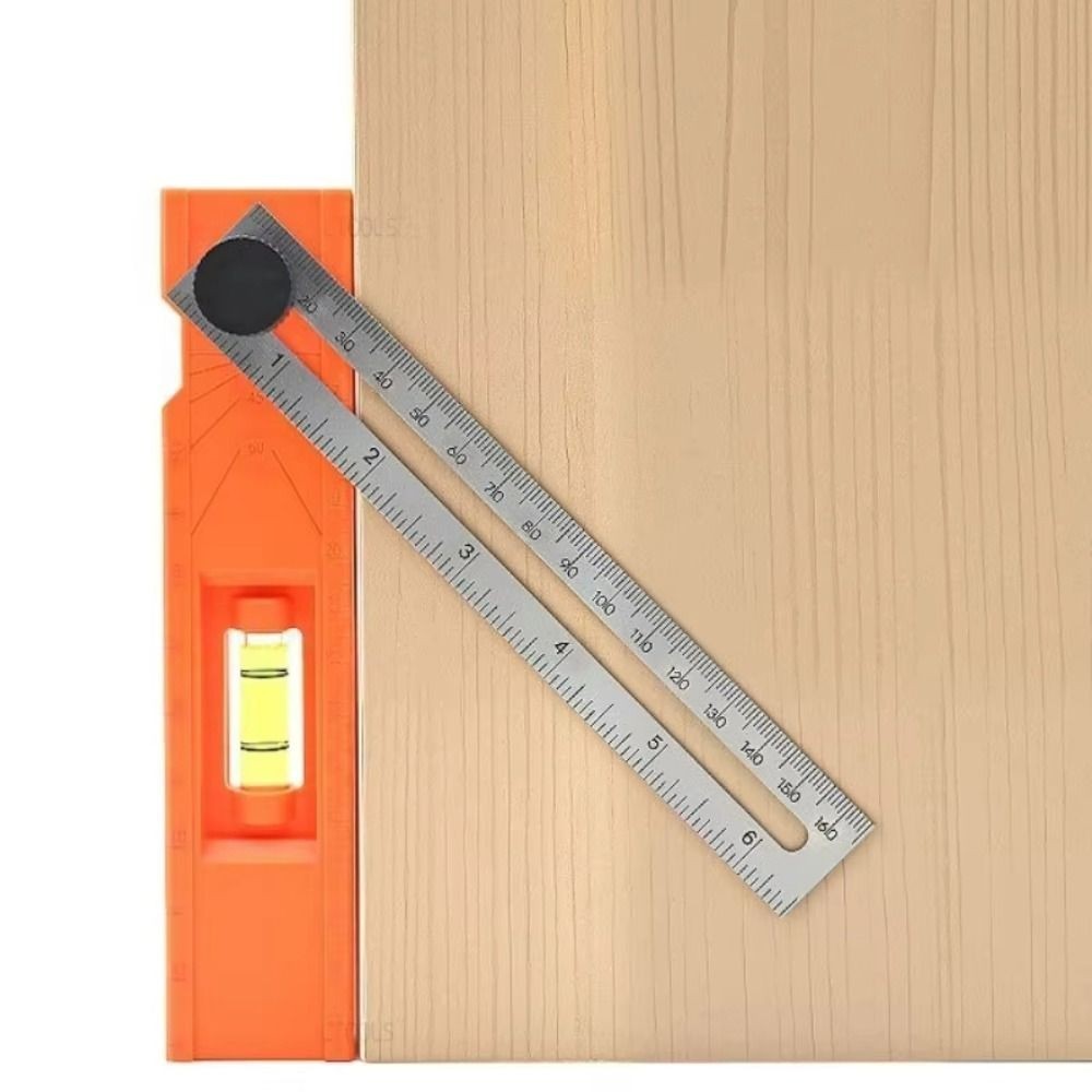 Multi-role Foldable Marking Ruler Adjustable Positioning Ruler  Measuring Tool