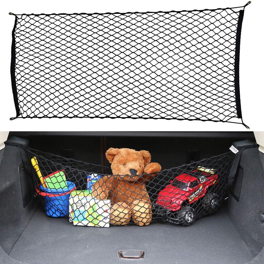 Large Elastic Car Boot Mesh Net Cargo Storage Organiser Tidy for Van SUV Truck