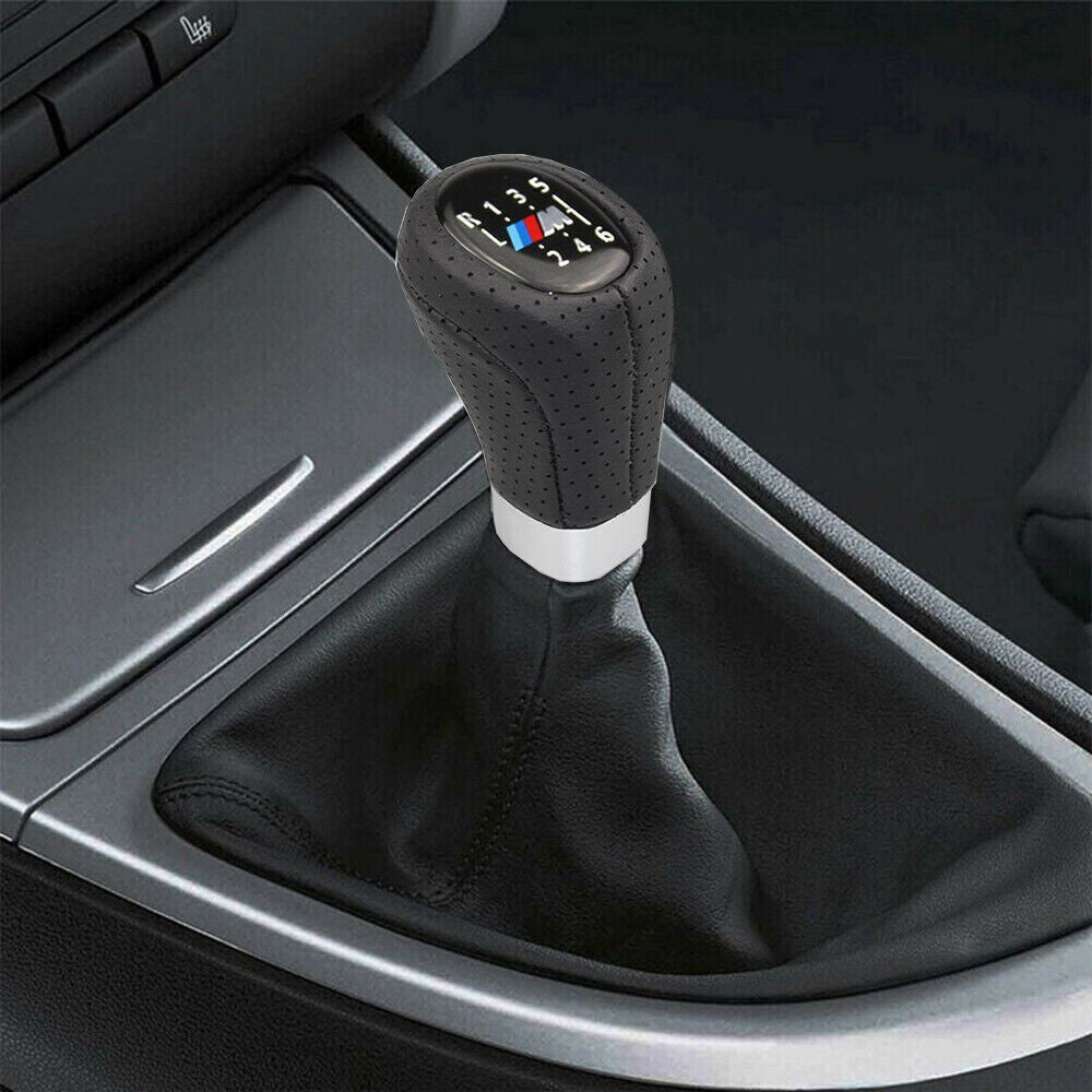 For BMW 3er 5er E46 E90 F10 E60 M-Sport 6 Gear Shift Knob Shift Lever