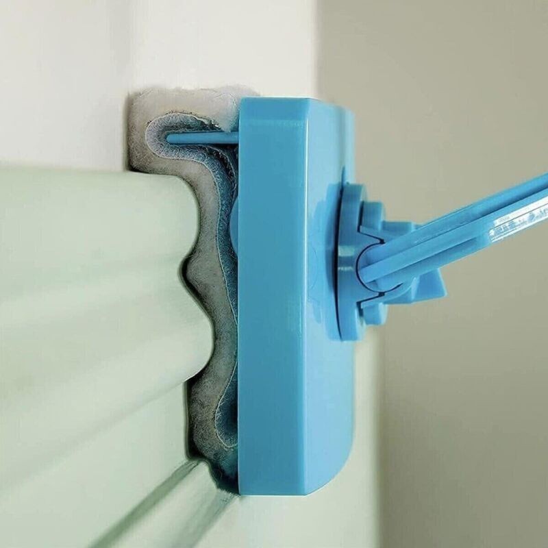 Microfiber Baseboard Cleaning Skirting Mop Easy Cleaner 360° Extendable Home UK