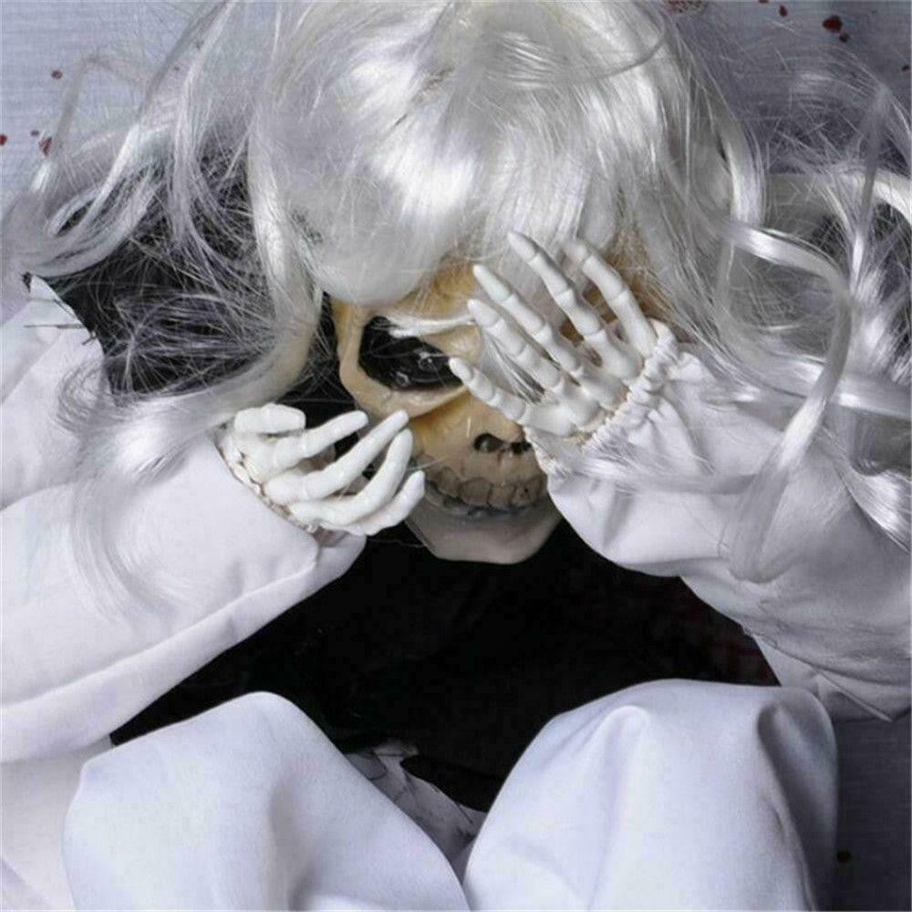 Halloween Animatronic Prop Animated Ghost Evil Decoration Movement Creep UK