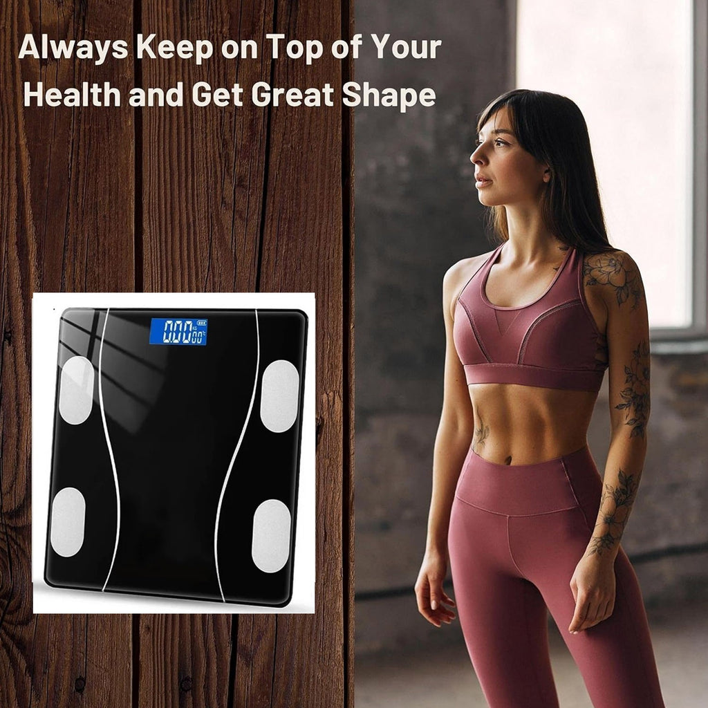 Bathroom Digital Scales 180KG Body Weight Weighing Scale LCD Electronic UK