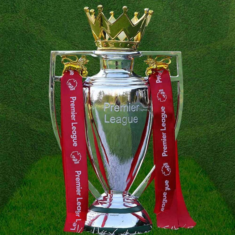 For Premier League Trophy Replica Mini Football Statue Award Decor Gift 15cm