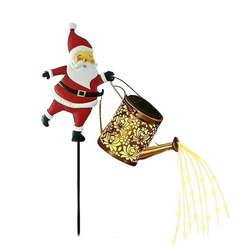 Christmas Solar Kettle Lights Garden Lawn Decorative Lights, Santa Claus Lantern