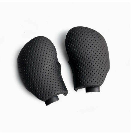 2 Pack Leather Shift Knob for Skoda For Octavia Superb For Fabia Black