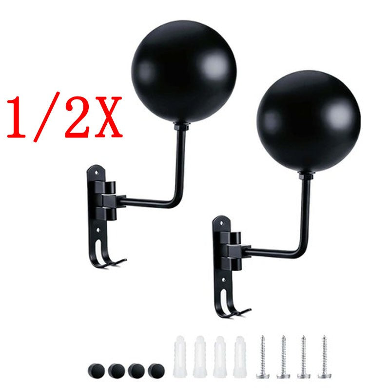 1-2X 180° Motorcycle Helmet Rack Holder Hat Display Stand Wall Mount Hook Hanger