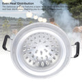 35cm/13.78in Original Color Thai BBQ Grill Pan 2 In 1 Non Stick Even Heating .