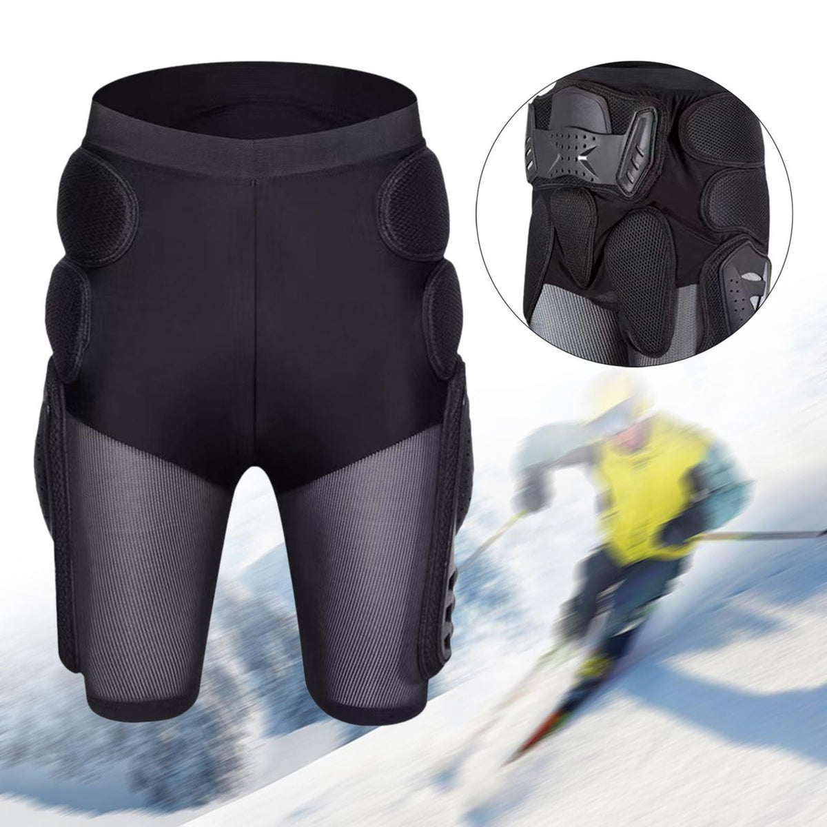 Protective Padded Shorts Motorcycle Riding Shorts Shock Absorbing Comfortable