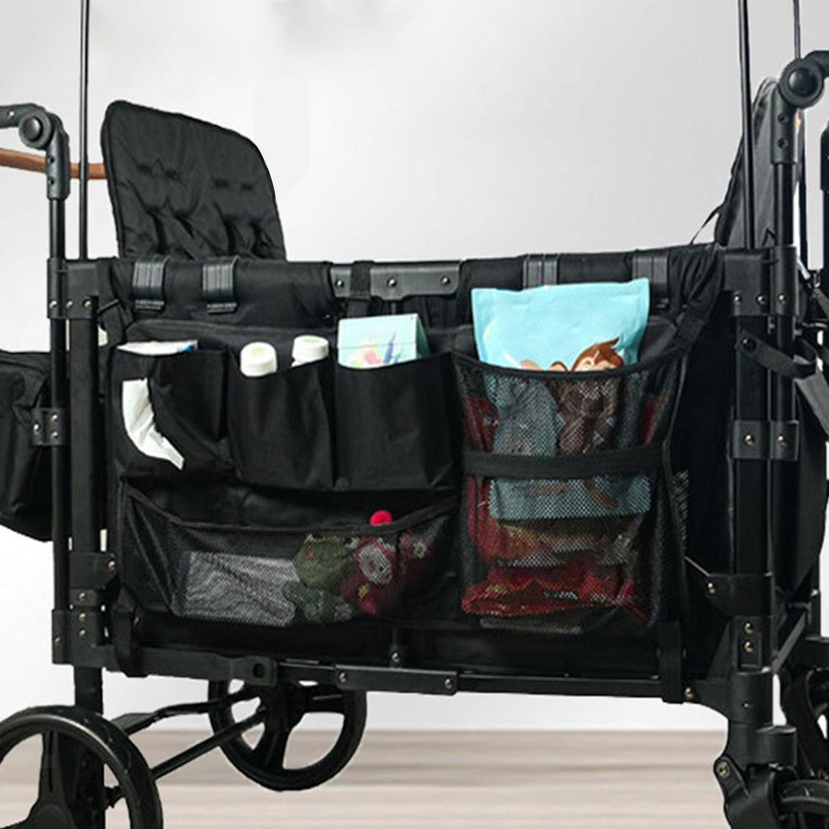 Folding Wagon Side Pocket Picnic Cart Bag for Outdoor Camping Cart