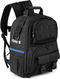 Heavy Duty Tool Backpack Professional Electrician Tool Bag with Organizer