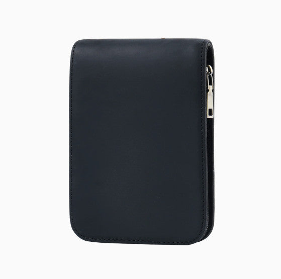 Genuine Leather 12 Slots Fountain Pen Case Stationery Pen Storage Bag Organizer