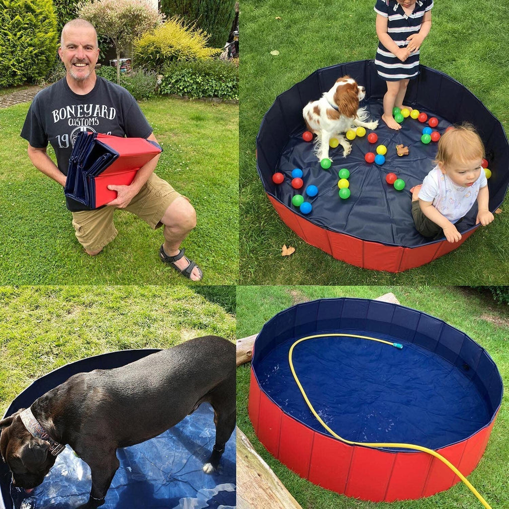 Portable Foldable Pet Bathing Pool for Large Dogs Ideal Swimming and Paddling