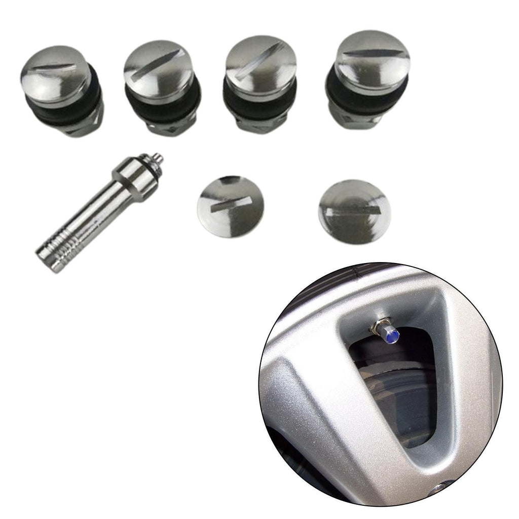 7Pcs/set Flush Mount Valve Stems Wheel Valves | Metal / Invisible Valves