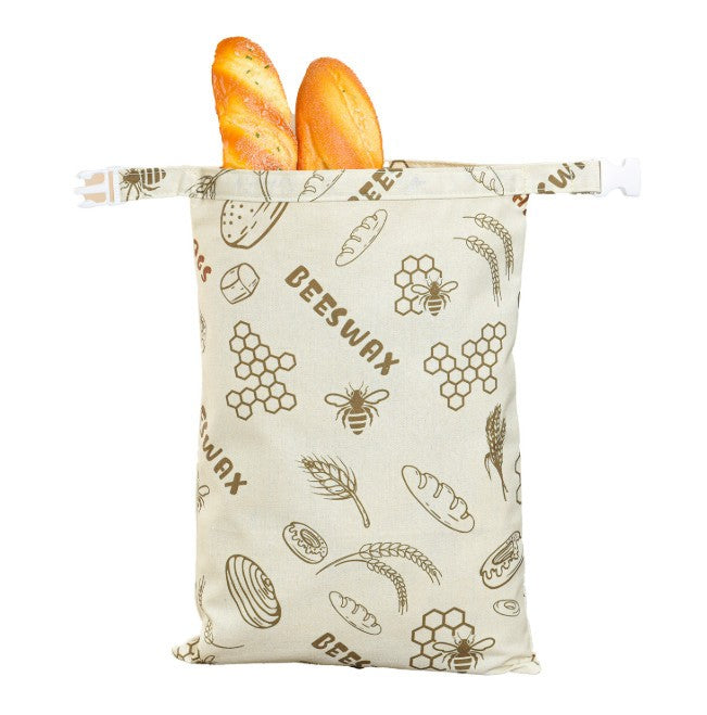 Loafguard Beeswax Bread Bag,Beeswax Bread Bags with Natural Bees Wax,Reusable