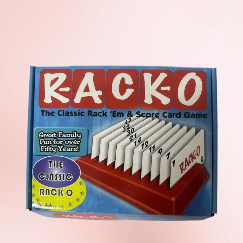 RACK-O Card Game - Family Game Night Kids 8+ & Adults - Retro Classic