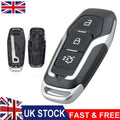 For Ford Mondeo Mustang Edge Galaxy S-max 3 Button Remote Car Key Fob Case Shell