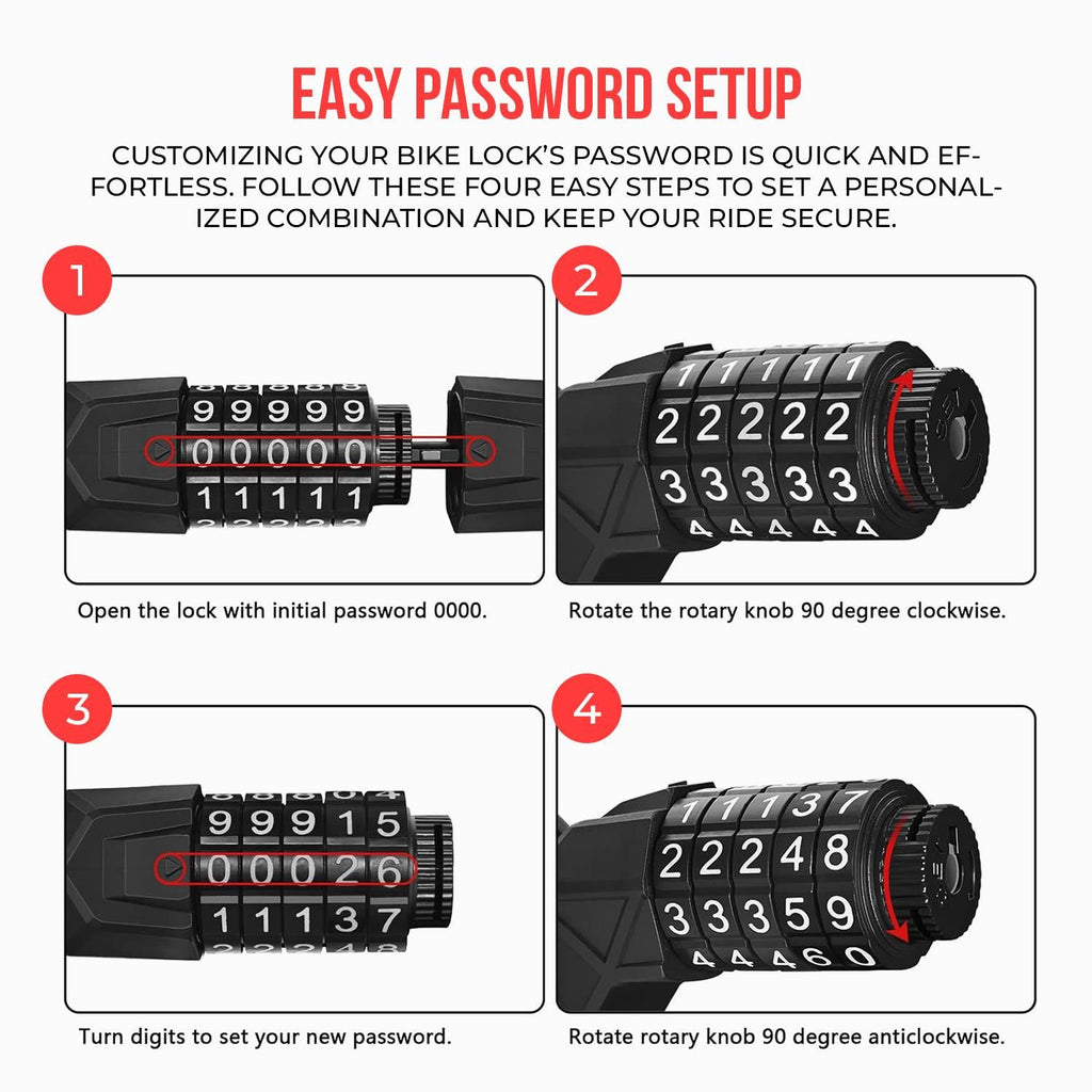 HEAVY DUTY STRONG MOTORCYCLE MOTORBIKE BIKE SECURITY CHAIN AND PADLOCK LOCK 1.2M