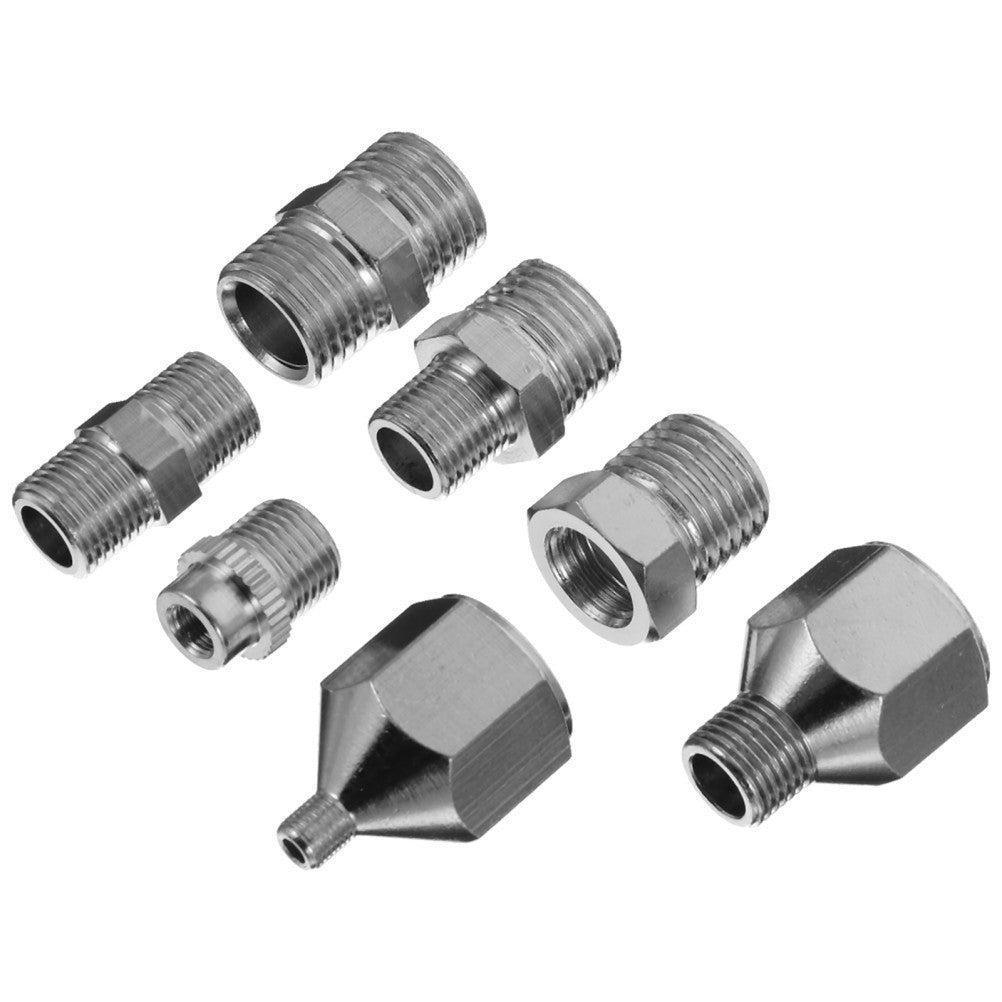 7PCS Airbrush Adapter Set Airbrush Hose Adapter Air Compressor Fitting Connector