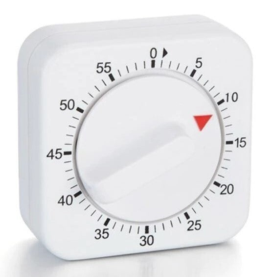 2/1 Pcs Kitchen Mechanical Cooking Egg Timer 1 Hour Count-Down Up Alarm Clock UK