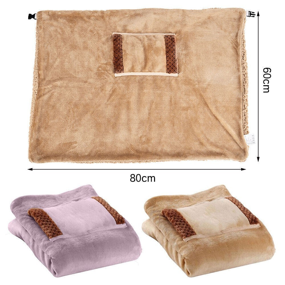 Large USB Electric Heated Blanket Warm Throw Poncho Wrap Blanket Shawl Portable