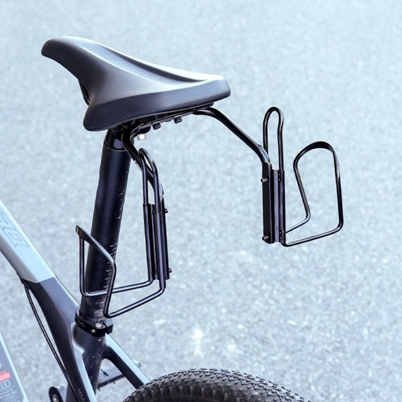 Bike Seatpost Mounted Stabilizer Saddles Bottle Cage Extension Holder
