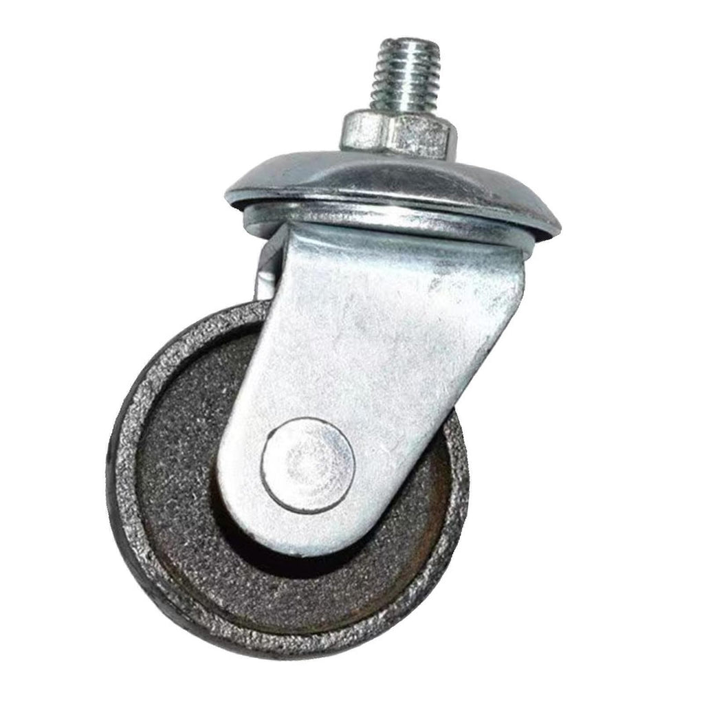 2pc Generic Floor Jack Casters Direct Replace 12mm Stem Horizontal Jack Casters