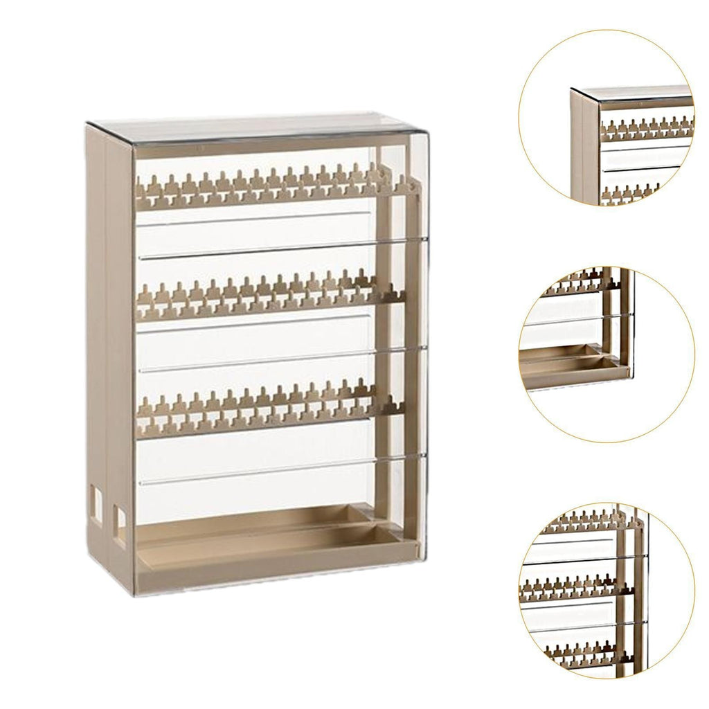 Transparent Jewelry Storage Box Jewellery Storage Rack Dustproof Jewelry Tower