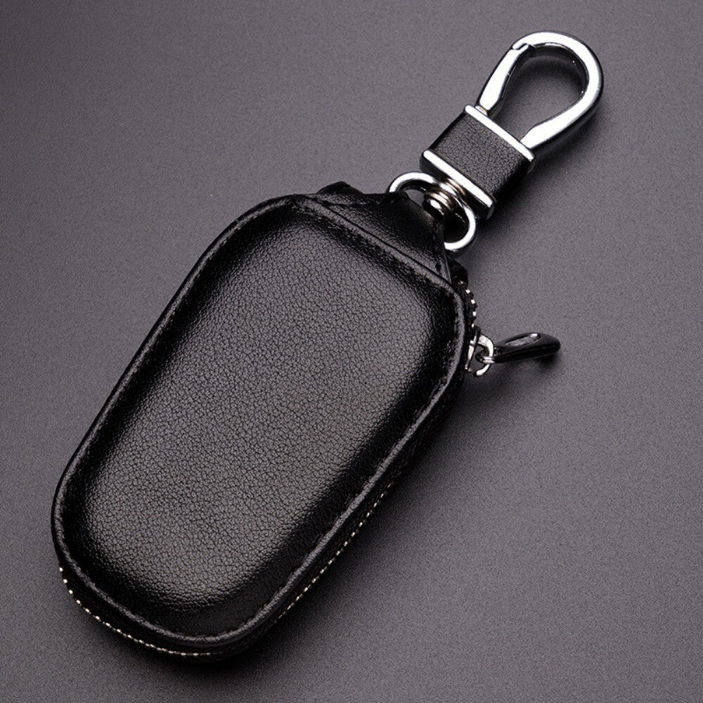 Pouch Purse Keys Organizer Zipper Car Keychain Covers Key Holder PU Leather