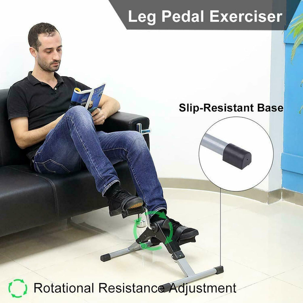 Mini Foldable Folding Exercise Bike for home use pedal sit down LCD Log calories