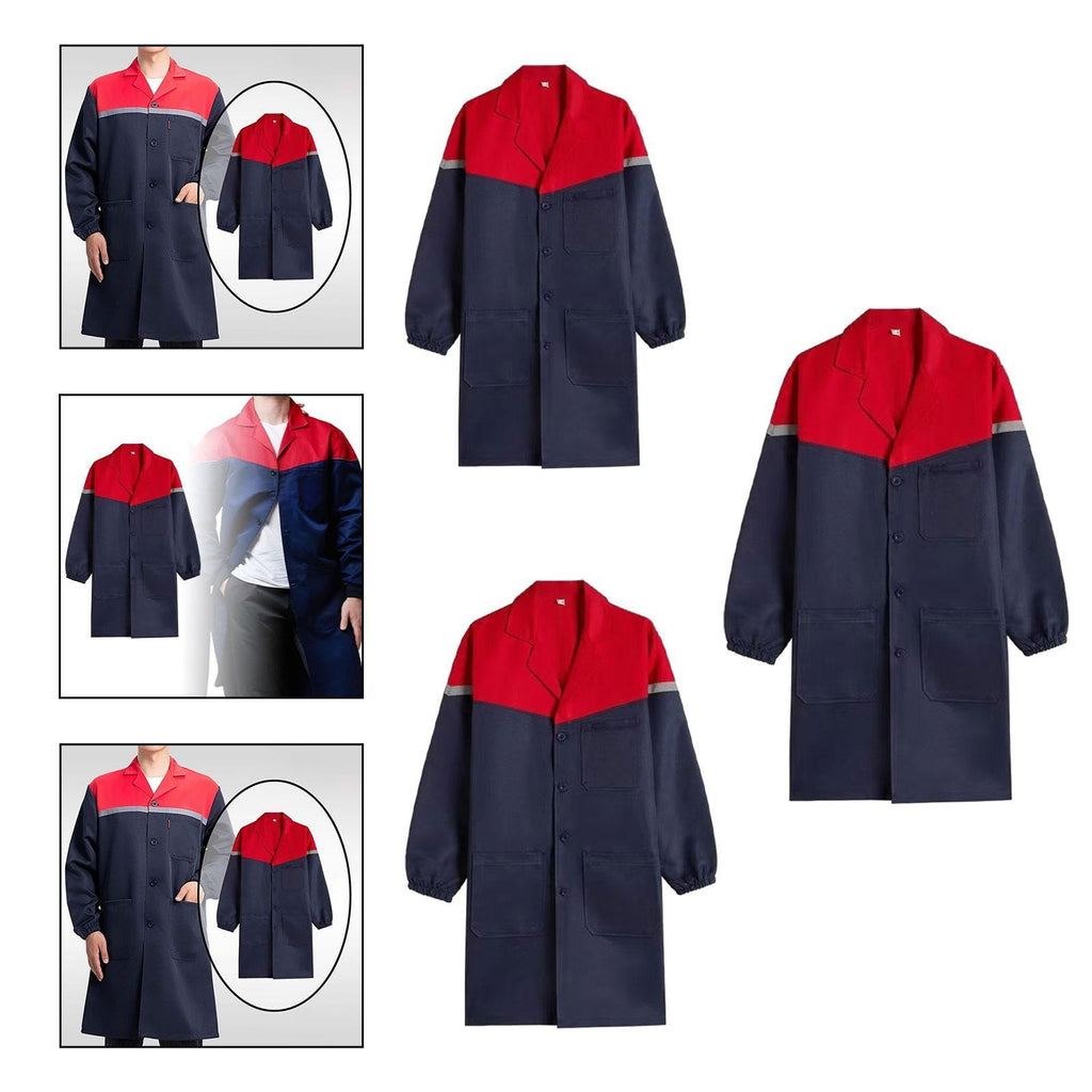 Paint over Coat Adults Workshop Mechanic Outerwear Smock Men Warehouse Work Coat