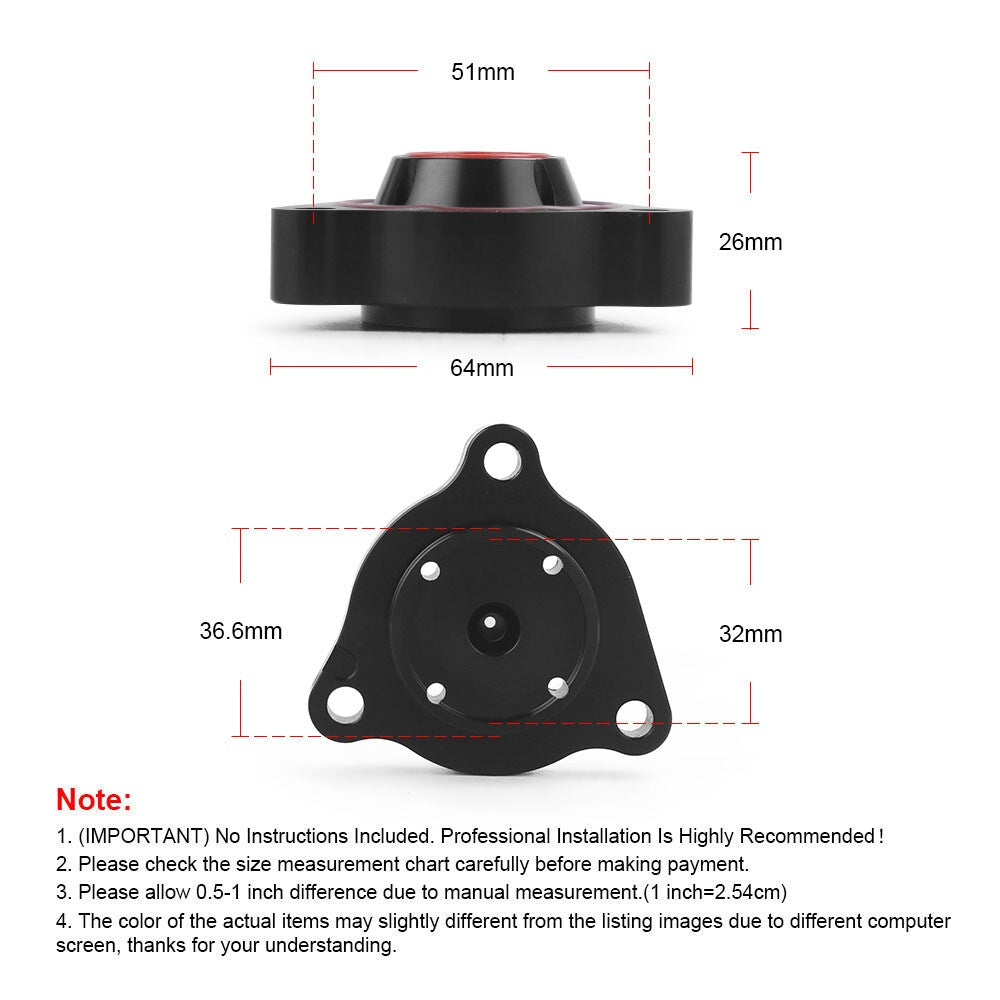 T9357 Performance Turbo Diverter Blow Blow Off Valve for BMW N20 Engine Vehicle