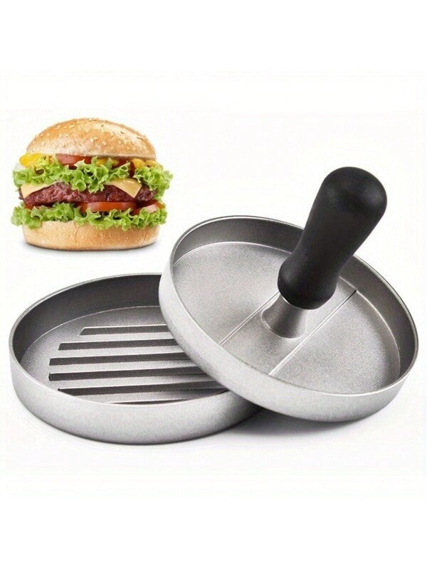 Stainless Steel Burger Press round Burger Smasher Heavy-Duty Smash Uk.