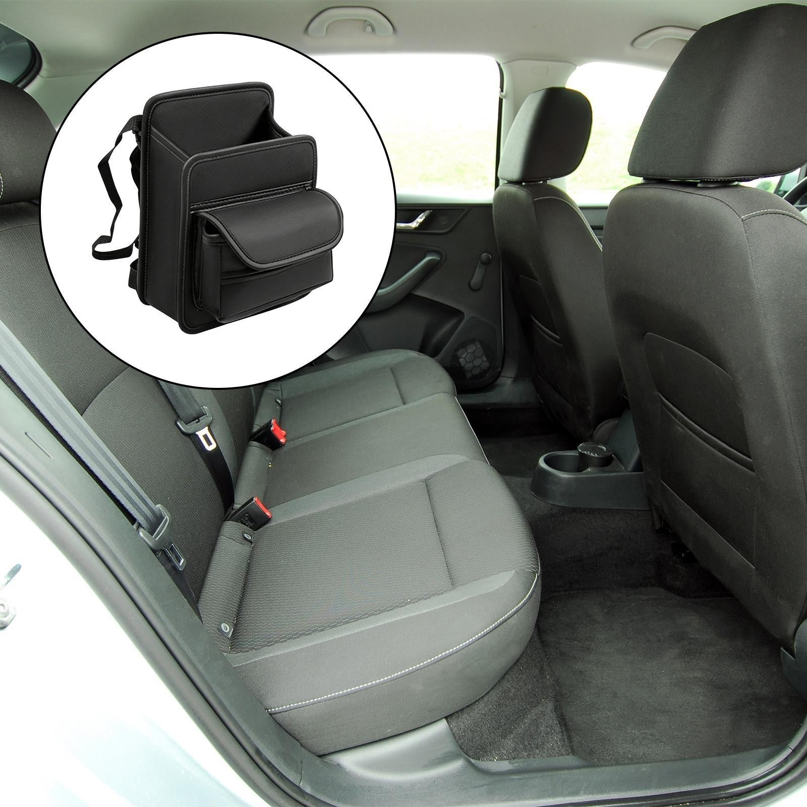 Car Storage Organizer Between Front Seats Easy to Install Handbag Holder