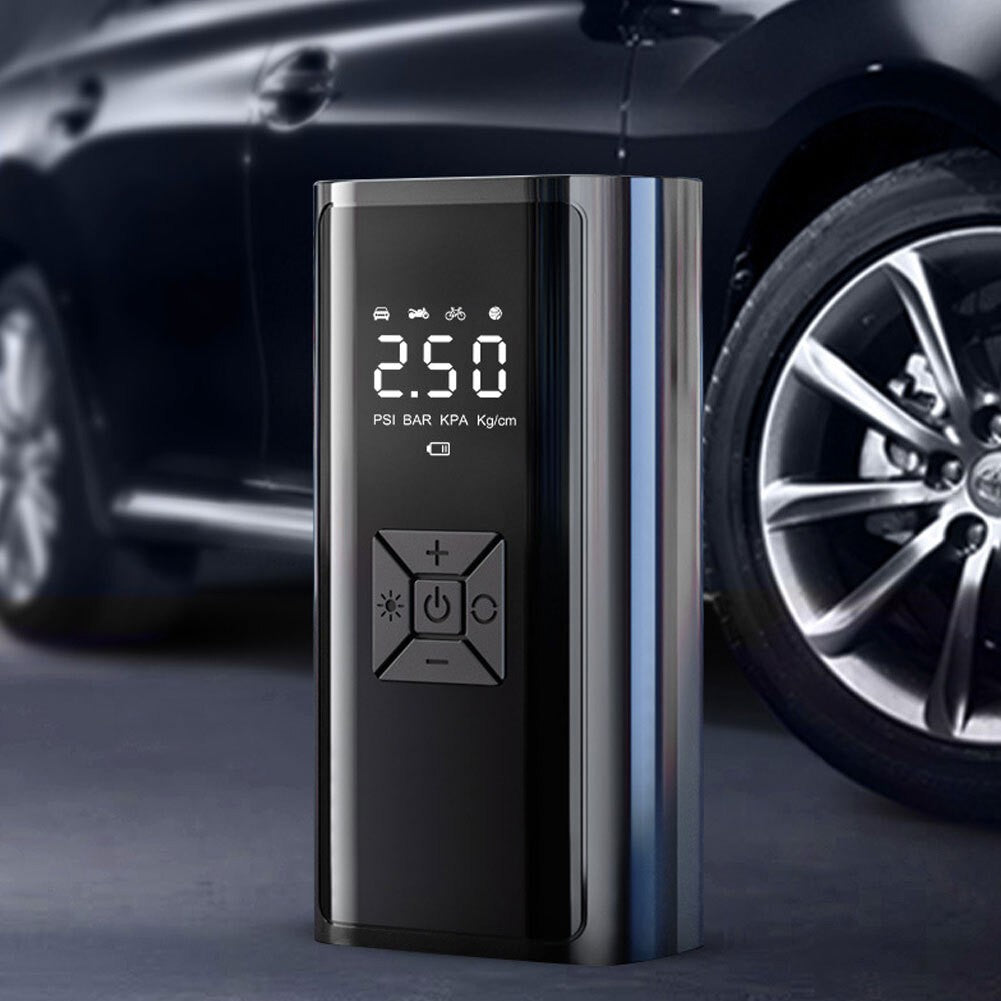 Car Tyre Inflator Cordless Digital USB Rechargeable Tire Air Compressor Pump UK