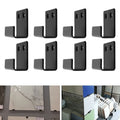 8XAdjustable Ceramic Tile Display Bracket Holder J Hooks Load Capacity 60kg