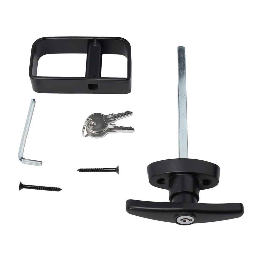 Secure For Shed Door Lock with T Handle and 2 Keys Long lasting Performance