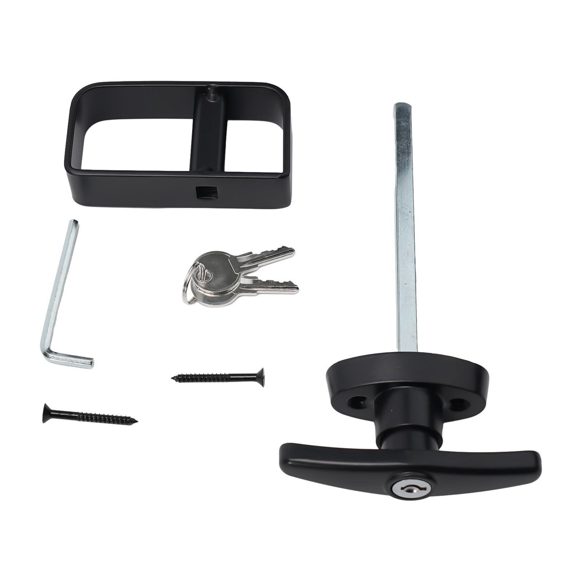 Secure For Shed Door Lock with T Handle and 2 Keys Long lasting Performance