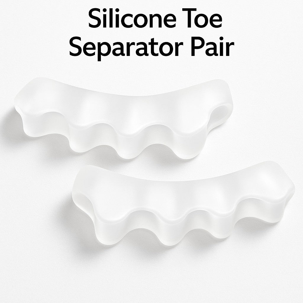 Bunion Corrector Toe Separator Pair - Hammer Toe Straightener Splint Foot Relief