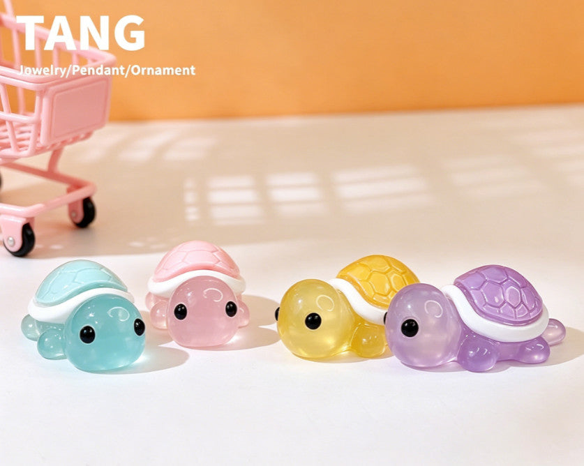 30 PCS Mini Resin Turtles Bright Decorative Ornaments for All Spaces